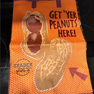 Trader Joe's Orange Peanut Tote Bag